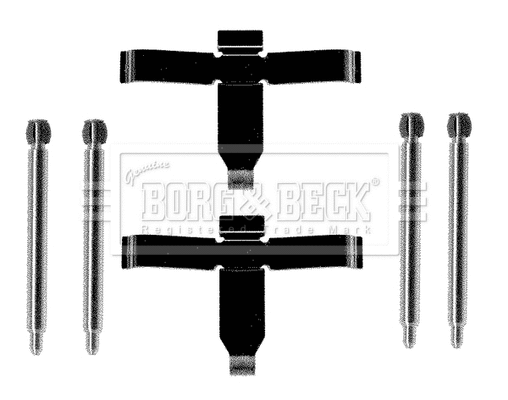 Accessory Kit, disc brake pad (BBK1000)