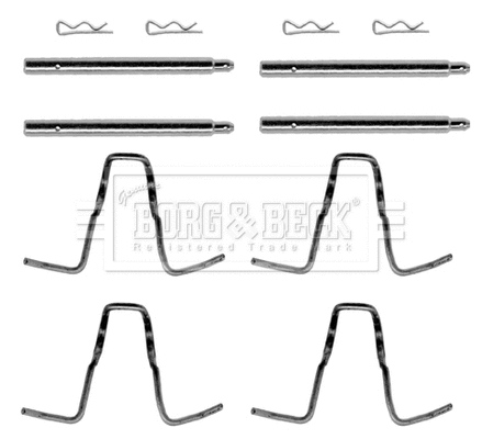 Accessory Kit, disc brake pad (BBK1087)