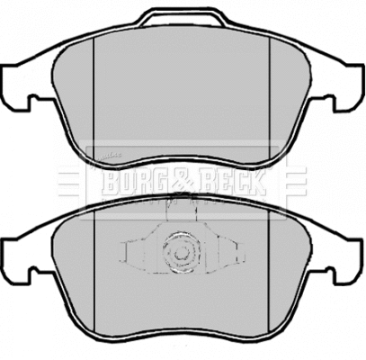 Brake Pad Set, disc brake (BBP2064)