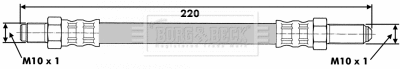 Brake Hose (BBH6165)
