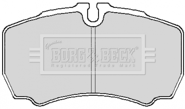 Brake Pad Set, disc brake (BBP1863)