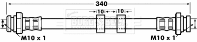 Brake Hose (BBH7082)