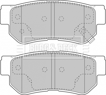 Brake Pad Set, disc brake (BBP1787)