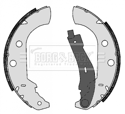 Brake Shoe Set (BBS6268)