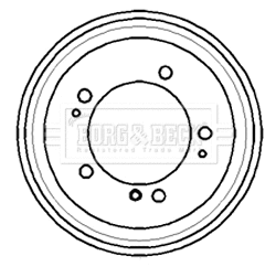 Brake Drum (BBR7170)
