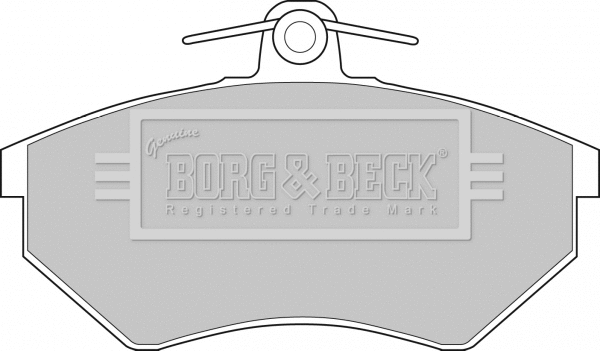 Brake Pad Set, disc brake (BBP1076)