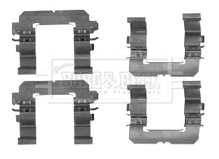 Accessory Kit, disc brake pad (BBK1253)