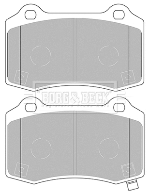 Brake Pad Set, disc brake (BBP2433)