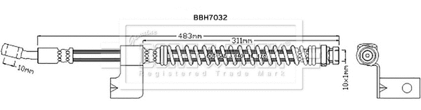 Brake Hose (BBH7032)