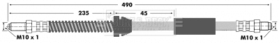 Brake Hose (BBH6155)