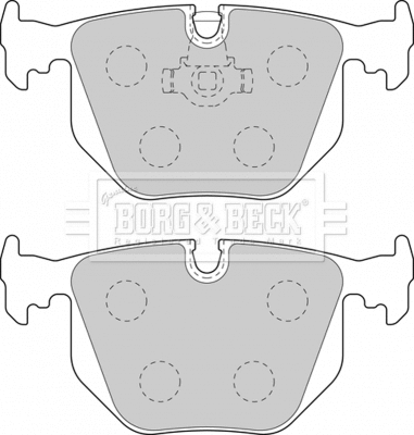 Brake Pad Set, disc brake (BBP1871)