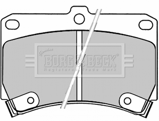 Brake Pad Set, disc brake (BBP1520)