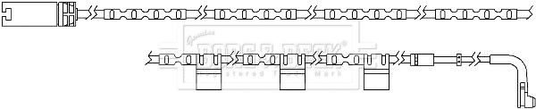 Warning Contact, brake pad wear (BWL3038)