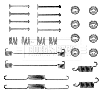 Accessory Kit, brake shoes (BBK6021)
