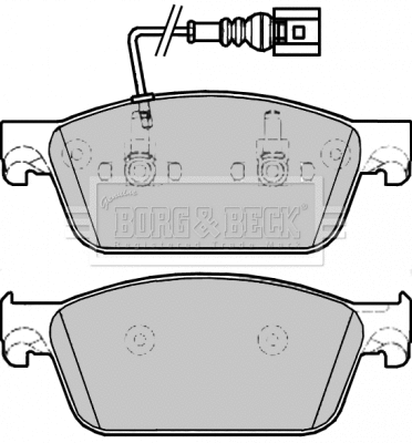 Brake Pad Set, disc brake (BBP2275)