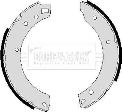 Brake Shoe Set (BBS6113)