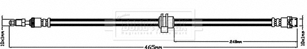 Brake Hose (BBH8455)