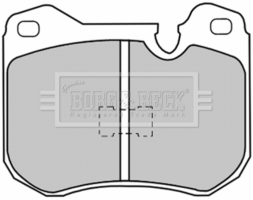 Brake Pad Set, disc brake (BBP1030)
