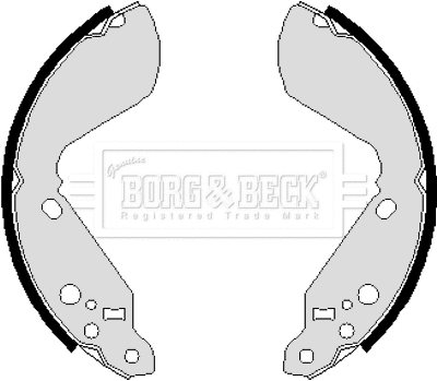 Brake Shoe Set (BBS6031)