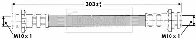 Brake Hose (BBH7138)