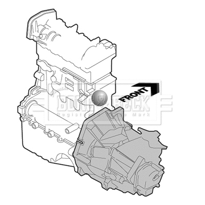 Mounting, engine