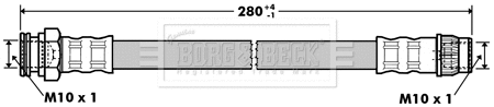 Brake Hose (BBH7356)