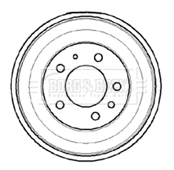 Brake Drum (BBR7036)