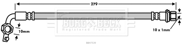 Brake Hose (BBH7539)