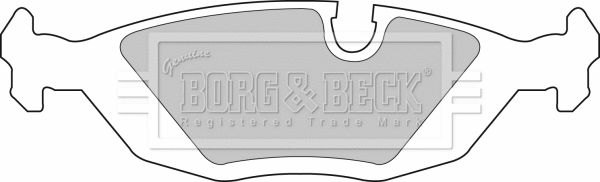 Brake Pad Set, disc brake (BBP1266)
