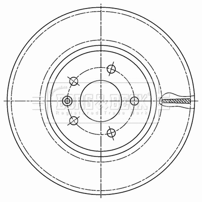 Brake Disc (BBD6192S)