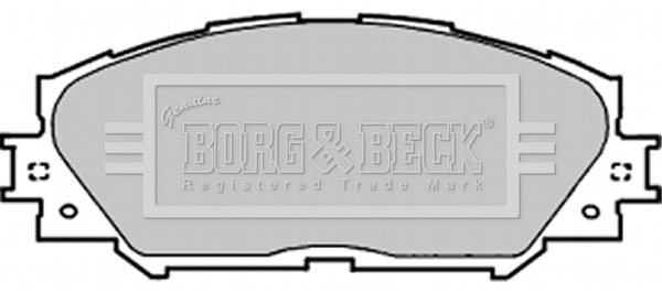 Brake Pad Set, disc brake (BBP1991)