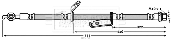 Brake Hose (BBH7725)