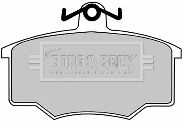 Brake Pad Set, disc brake (BBP1049)