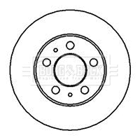 Brake Disc (BBD4866)