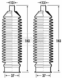 Bellow Kit, steering (BSG3364)