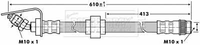 Brake Hose (BBH6866)