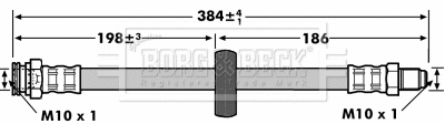 Brake Hose (BBH6911)