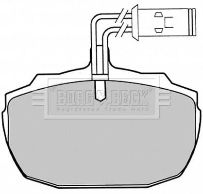 Brake Pad Set, disc brake (BBP1031)