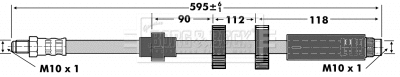 Brake Hose (BBH6835)