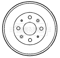 Brake Drum (BBR7158)