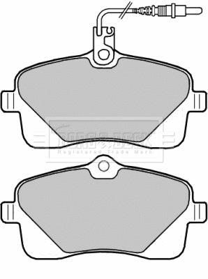 Brake Pad Set, disc brake (BBP2305)