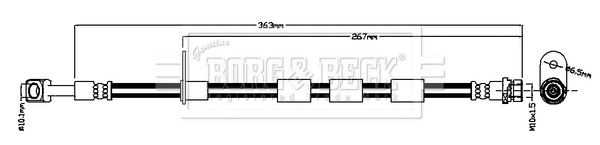 Brake Hose (BBH8826)