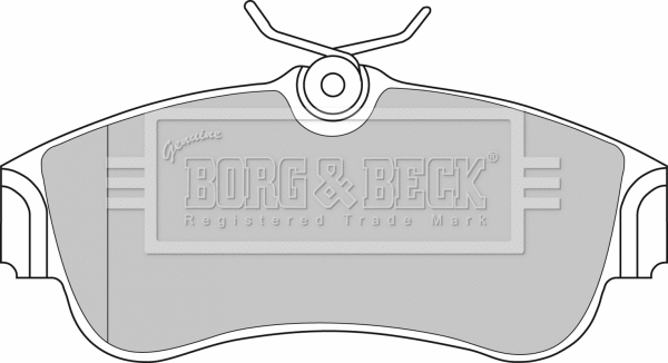 Brake Pad Set, disc brake (BBP1760)