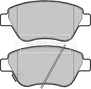 Brake Pad Set, disc brake (BBP2388)