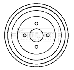 Brake Drum (BBR7004)