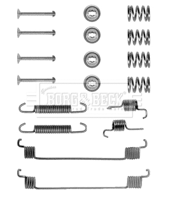 Accessory Kit, brake shoes (BBK6048)
