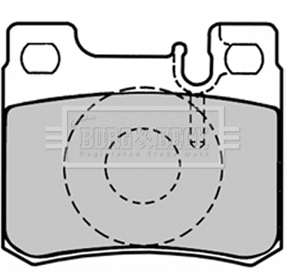 Brake Pad Set, disc brake (BBP1495)