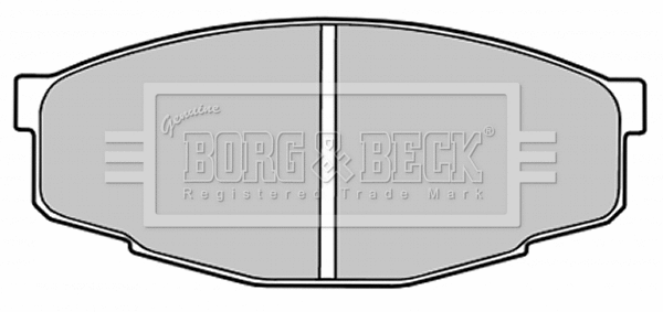 Brake Pad Set, disc brake (BBP1285)