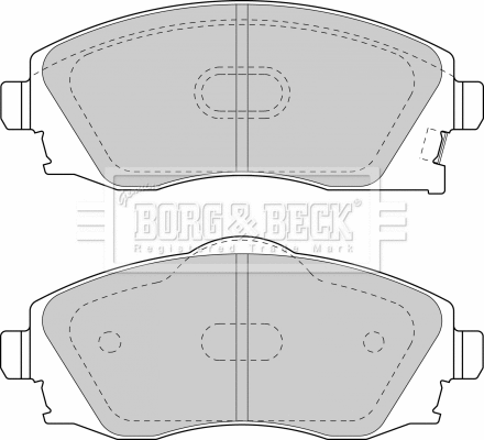 Brake Pad Set, disc brake (BBP1523)