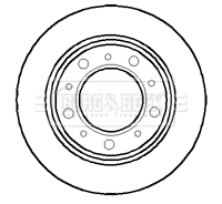 Brake Disc (BBD4018)